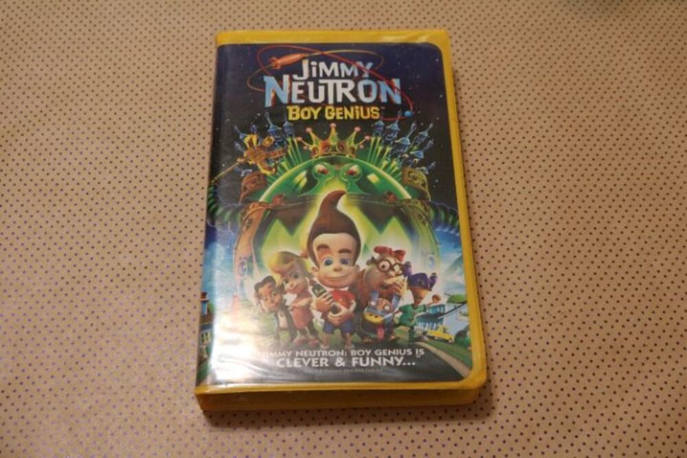 Jimmy Neutron Boy Genius VHS